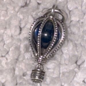Pandora Blue Hot Air Balloon Travel Charm